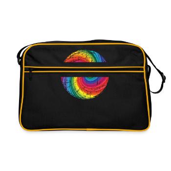 Rainbow - Retro Bag - black/gold - Front