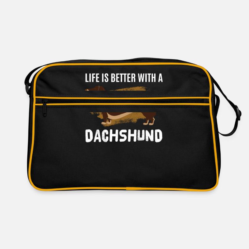 Dachshund Dachshund Retro Bag