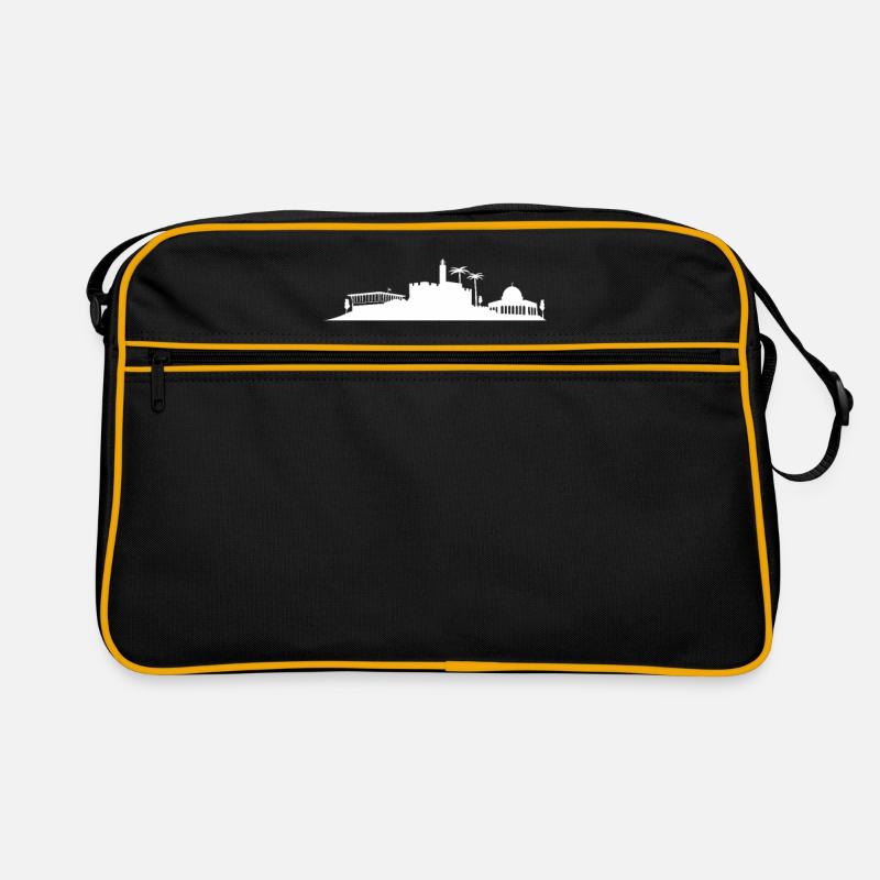 Israel - Retro Tasche - Schwarz/Gold
