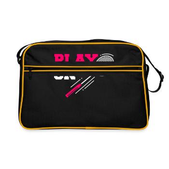 badminton - Sac Retro - noir/or - Devant