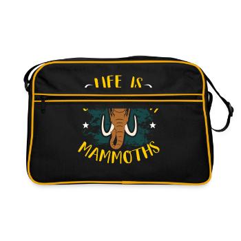 Mammut - Retro Tasche - Schwarz/Gold - Vorne
