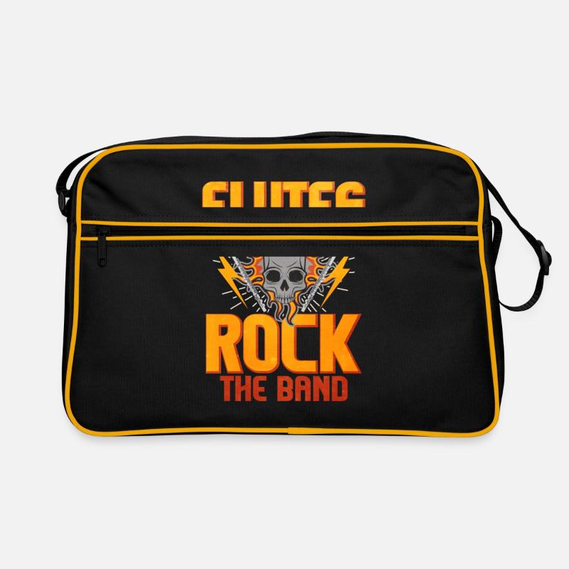 Flöte Retro Tasche