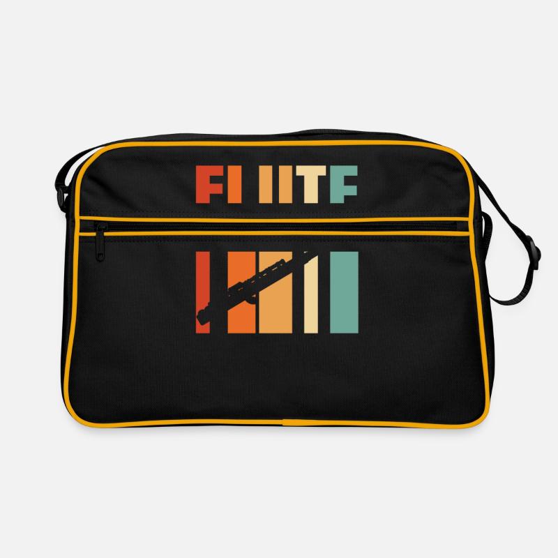 Flöte Retro Tasche