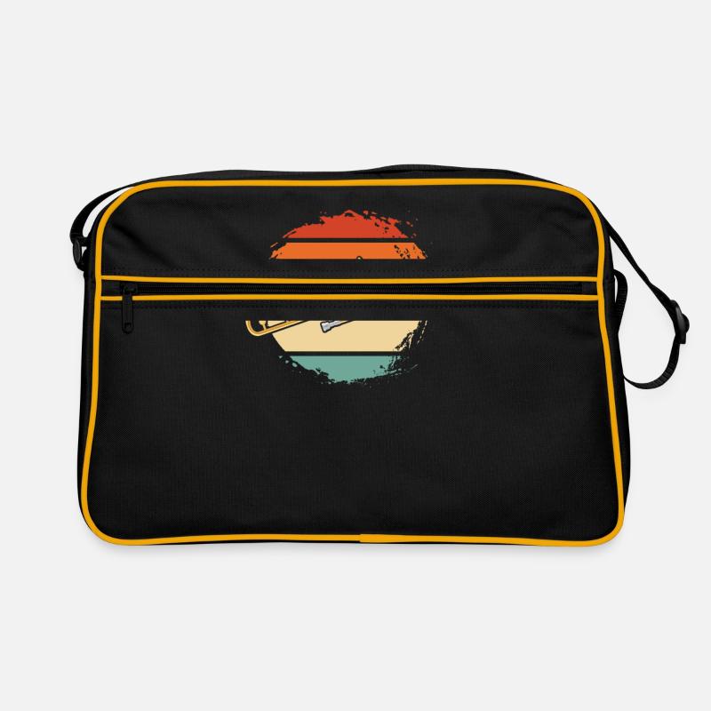Posaune Trombone - Retro Tasche - Schwarz/Gold