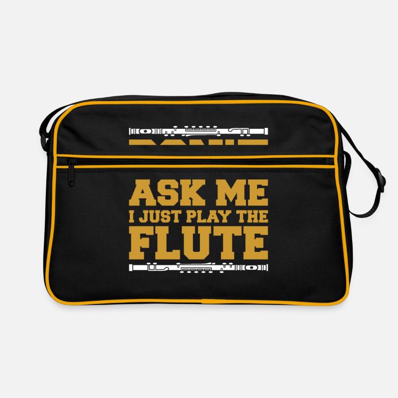 Flöte Retro Tasche