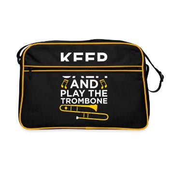 Trombone trombone - Retro Bag - black/gold - Front