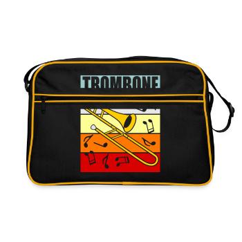 Trombone trombone - Retro Bag - black/gold - Front