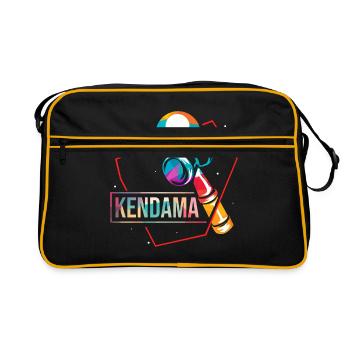 Kendama Japon Kromkendama - Sac Retro - noir/or - Devant