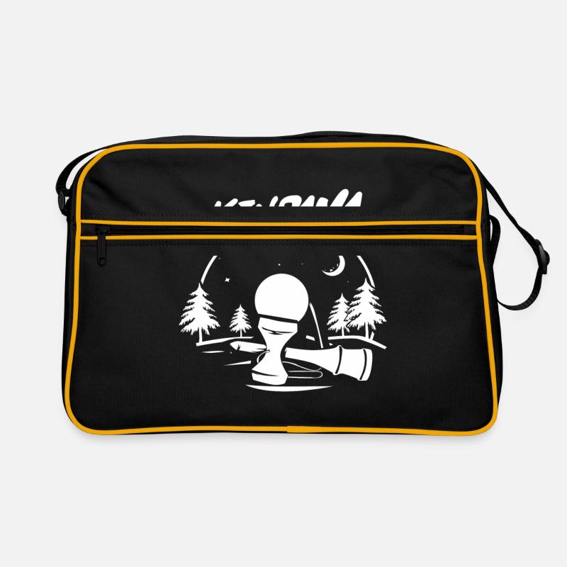 Kendama Japan Kromkendama - Retro Tasche - Schwarz/Gold