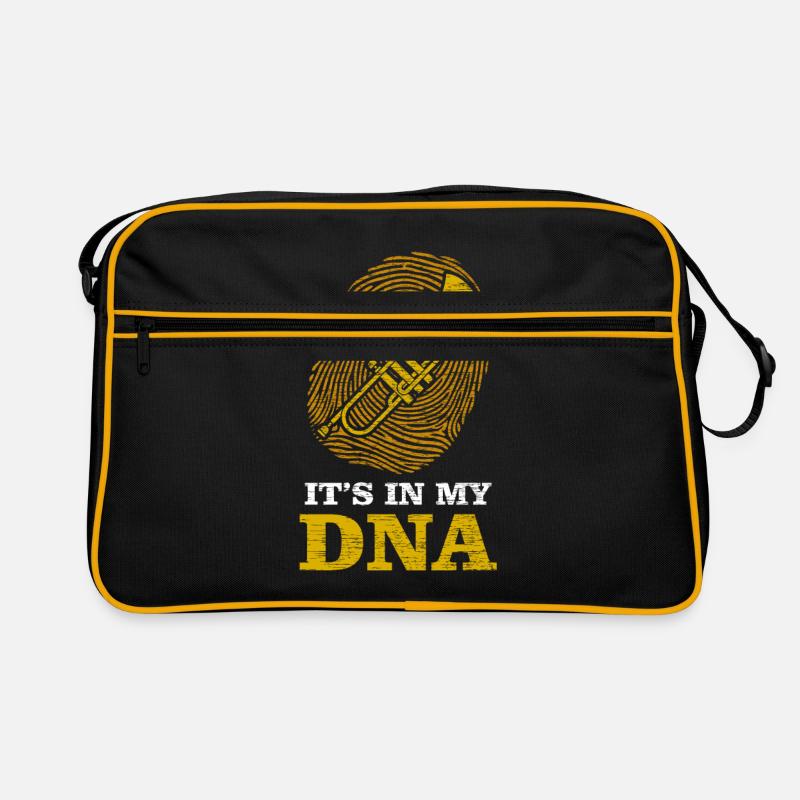 Trompette - Sac Retro - noir/or