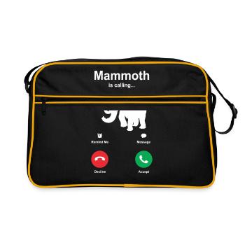 Mammut - Retro Tasche - Schwarz/Gold - Vorne