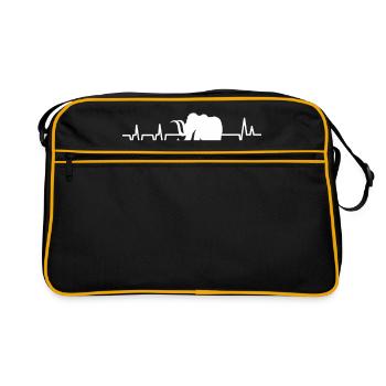 Mammut - Retro Tasche - Schwarz/Gold - Vorne