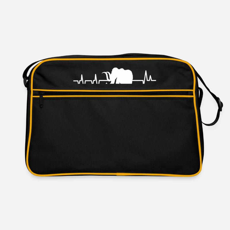 mammouth - Sac Retro - noir/or