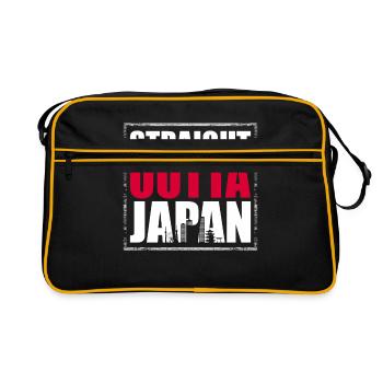 Japon - Sac Retro - noir/or - Devant