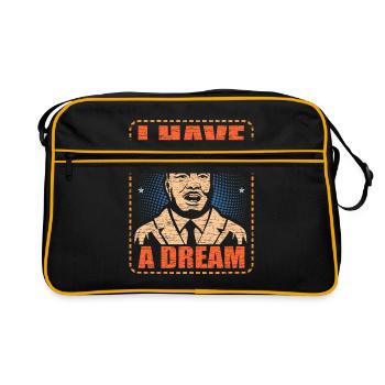 Martin Luther King - Sac Retro - noir/or - Devant