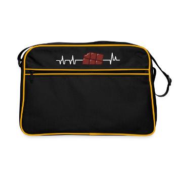 Chocolat - Sac Retro - noir/or - Devant