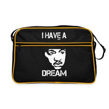 Martin Luther King - Sac Retro - noir/or - Devant