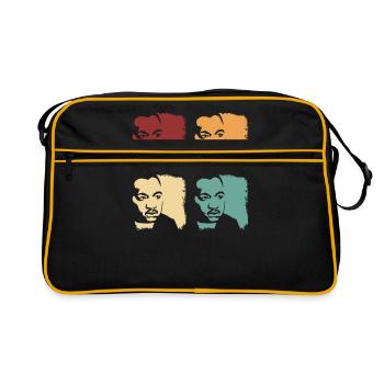 Martin Luther King - Sac Retro - noir/or - Devant