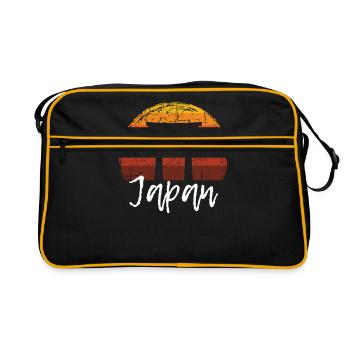 Japon - Sac Retro - noir/or - Devant