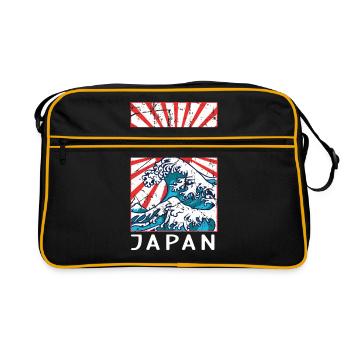 Japon - Sac Retro - noir/or - Devant