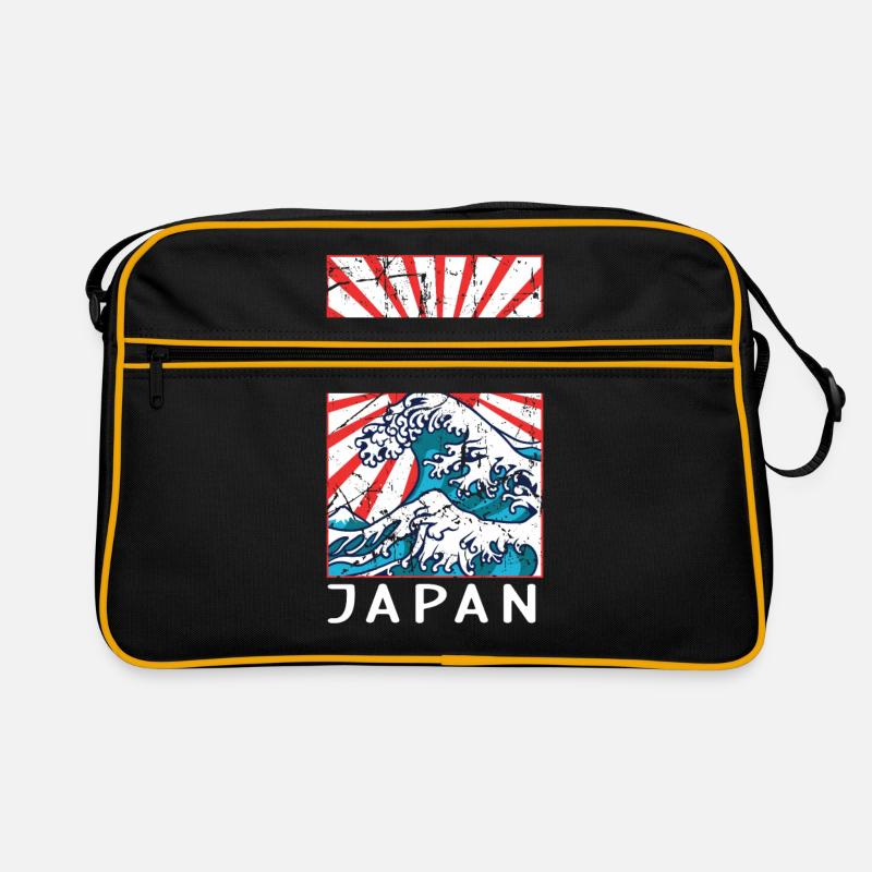 Japon - Sac Retro - noir/or