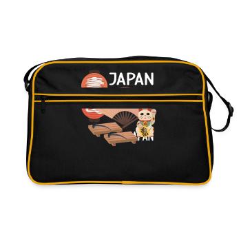 Japon - Sac Retro - noir/or - Devant