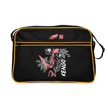 Filles de Kendo - Sac Retro - noir/or - Devant