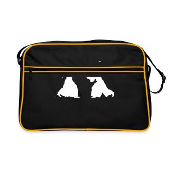 Kendo - Sac Retro - noir/or - Devant