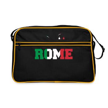 Rome - Retro Bag - black/gold - Front