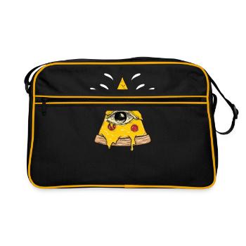 Pizza - Sac Retro - noir/or - Devant