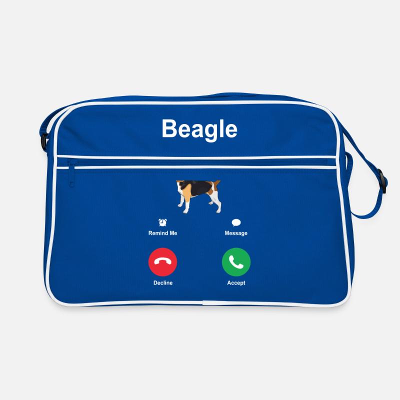 Beagle Hündchen Geschenkidee Retro Tasche