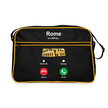 Rome - Retro Bag - black/gold - Front