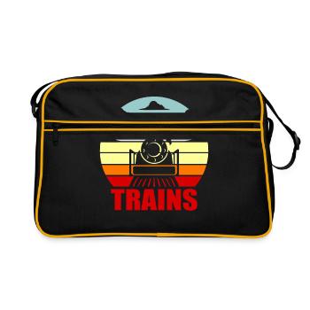 train - Sac Retro - noir/or - Devant