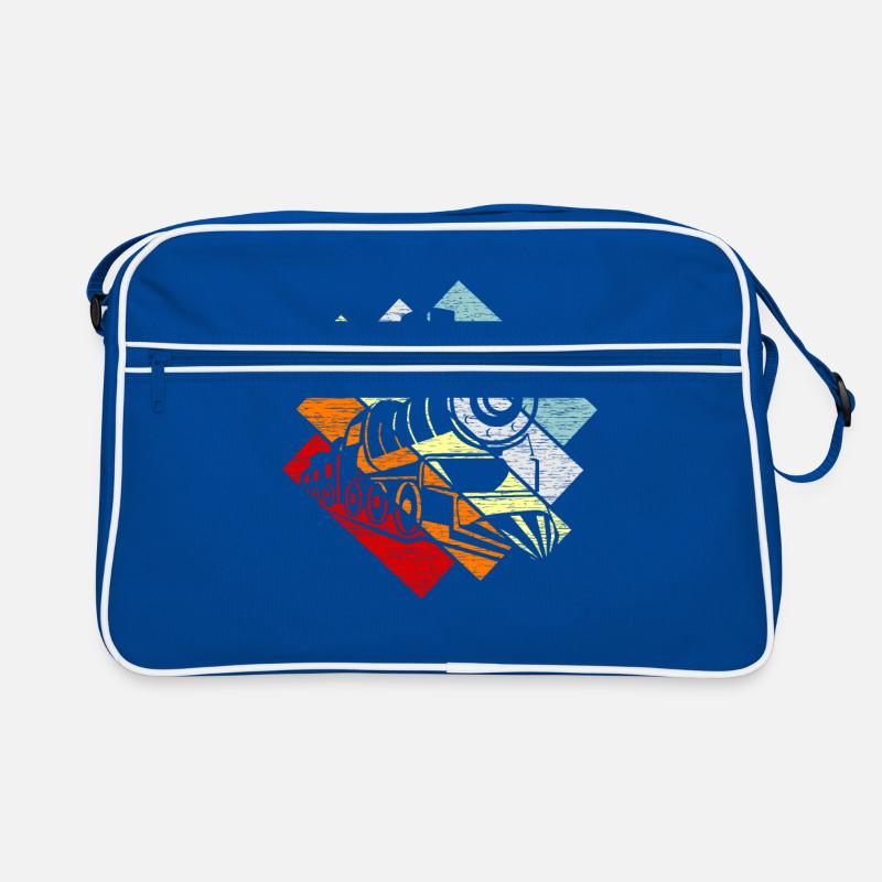 Train trains model railway railway gift Retro Bag