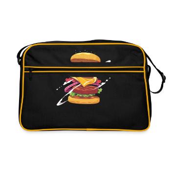 Burger - Sac Retro - noir/or - Devant