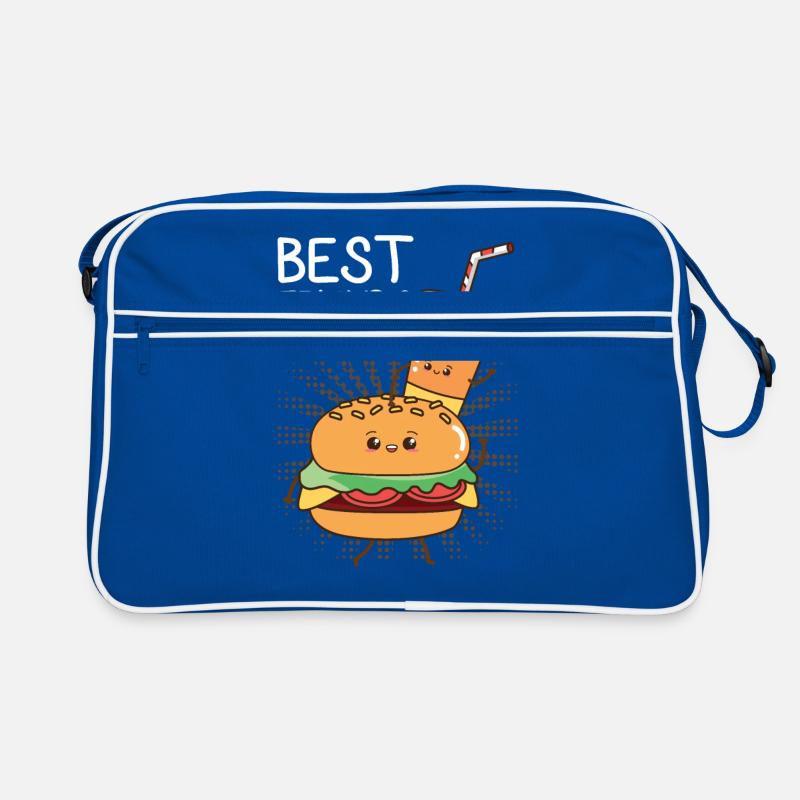 Burger Hamburger Retro Tasche