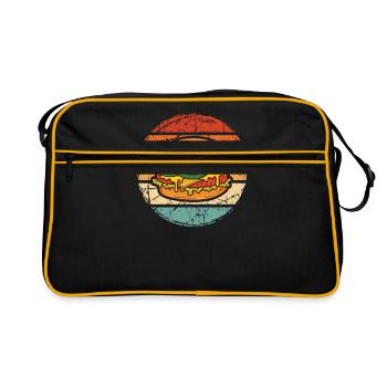 Hamburger Burger - Sac Retro - noir/or - Devant