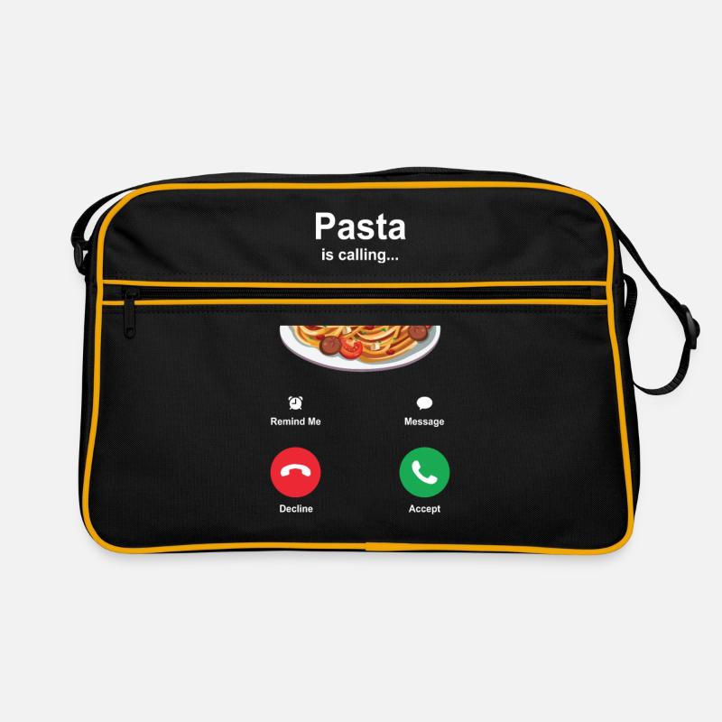 Pâtes - Sac Retro - noir/or