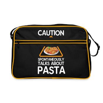 Pasta - Retro Tasche - Schwarz/Gold - Vorne