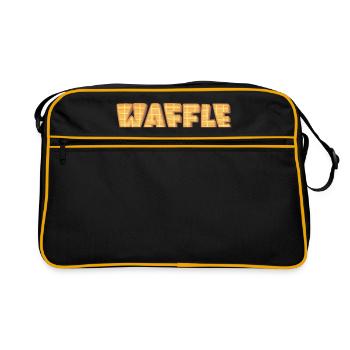 waffle - Retro Bag - black/gold - Front