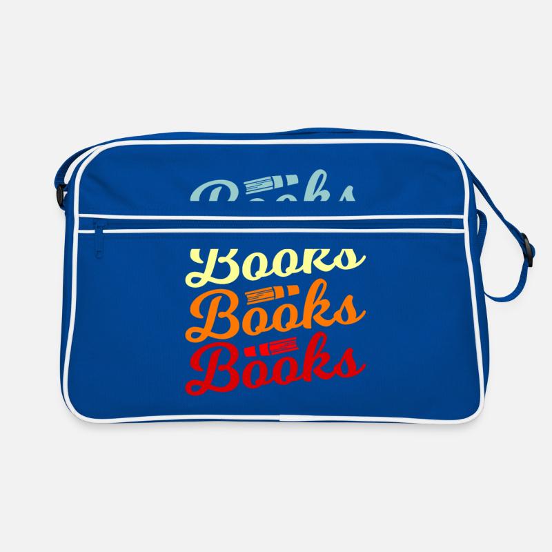 Buchwurm Geschenkidee Retro Tasche