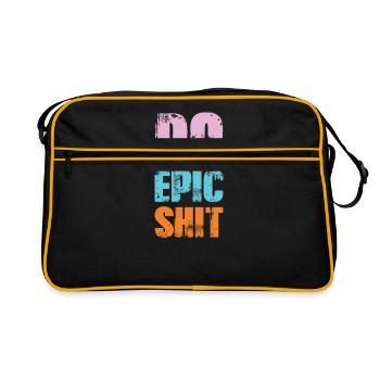 Shit heap - Retro Bag - black/gold - Front