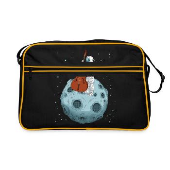 Double Bass Gift Astronaut Big Band Double Bass - Retro Bag - black/gold - Front