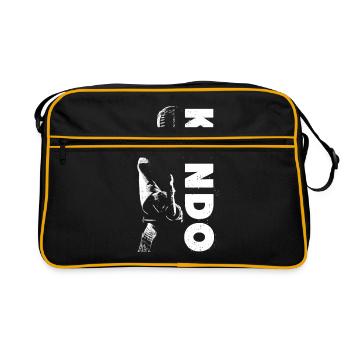 Garçons kendo - Sac Retro - noir/or - Devant