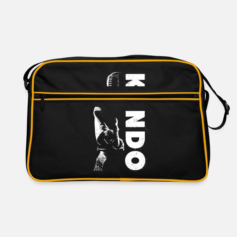 Garçons kendo - Sac Retro - noir/or