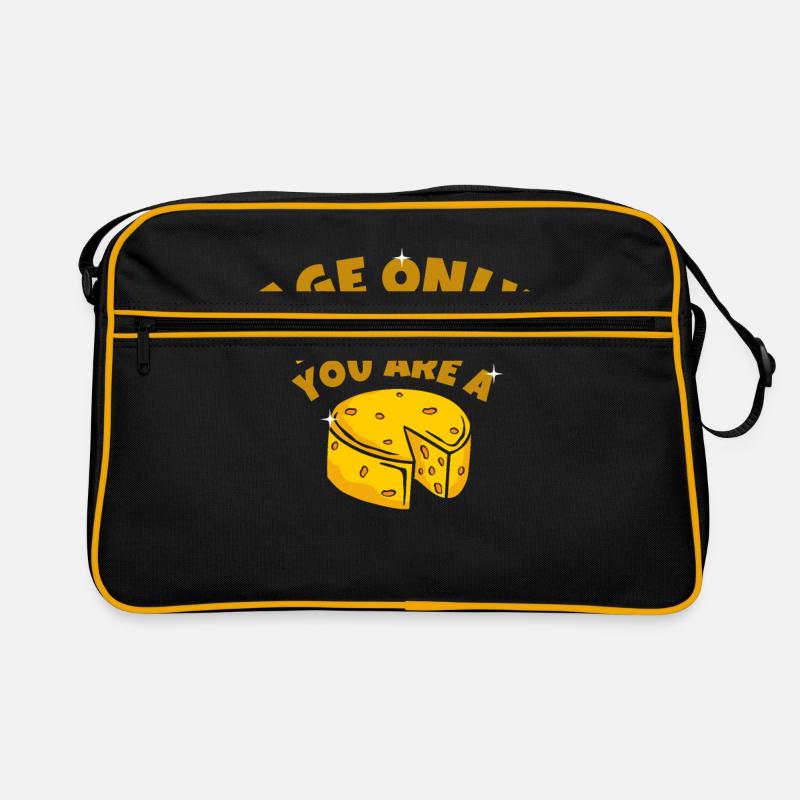 Käse Retro Tasche