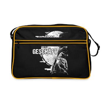Pestdoktor zurück im Geschäft Mittelalter Doktor - Retro Tasche - Schwarz/Gold - Vorne