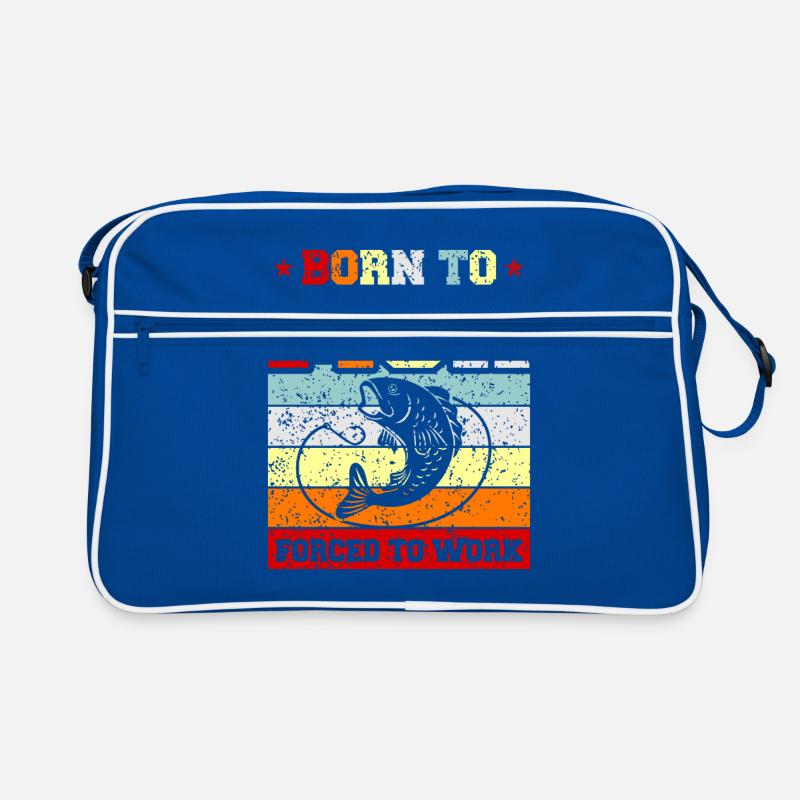 Fischen Retro Tasche
