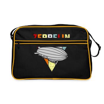 Zeppelin - Retro Bag - black/gold - Front