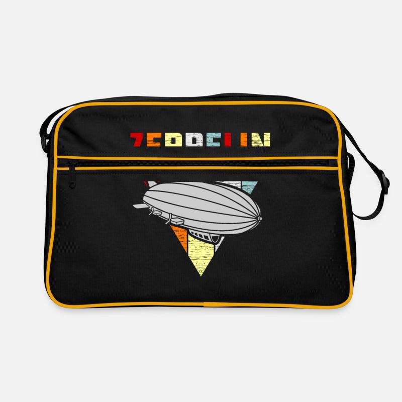 Zeppelin - Sac Retro - noir/or